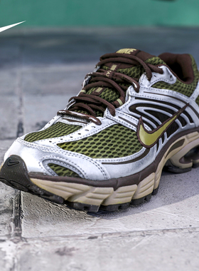 Nike耐克女鞋AIR MAX MOTO 2K棕绿色复古老爹鞋跑步鞋HQ2056-201