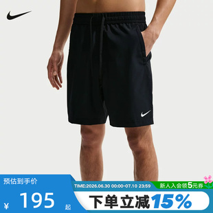 NIKE耐克男子26夏季新款休闲裤跑步透气运动裤梭织短裤IF2785-010
