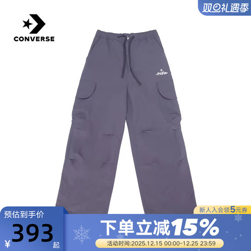Converse匡威2026春新品女子休闲裤宽松工装裤梭织长裤WCJ434-GDA