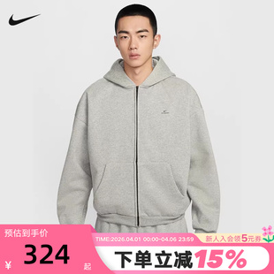 耐克男子篮球连帽衫 THERMA FIT宽松加绒保暖卫衣IO3690 063 春新款