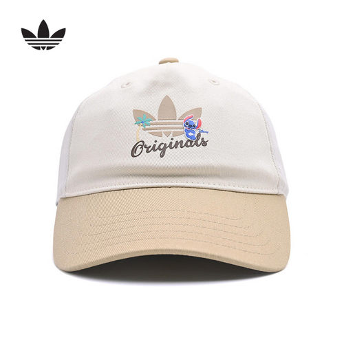 adidas阿迪达斯三叶草迪士尼史迪奇男女小童儿童鸭舌棒球帽KX0535
