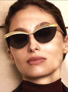 2026新款欧美时尚前卫无框大框猫眼墨镜女ins网红时髦街拍太阳镜