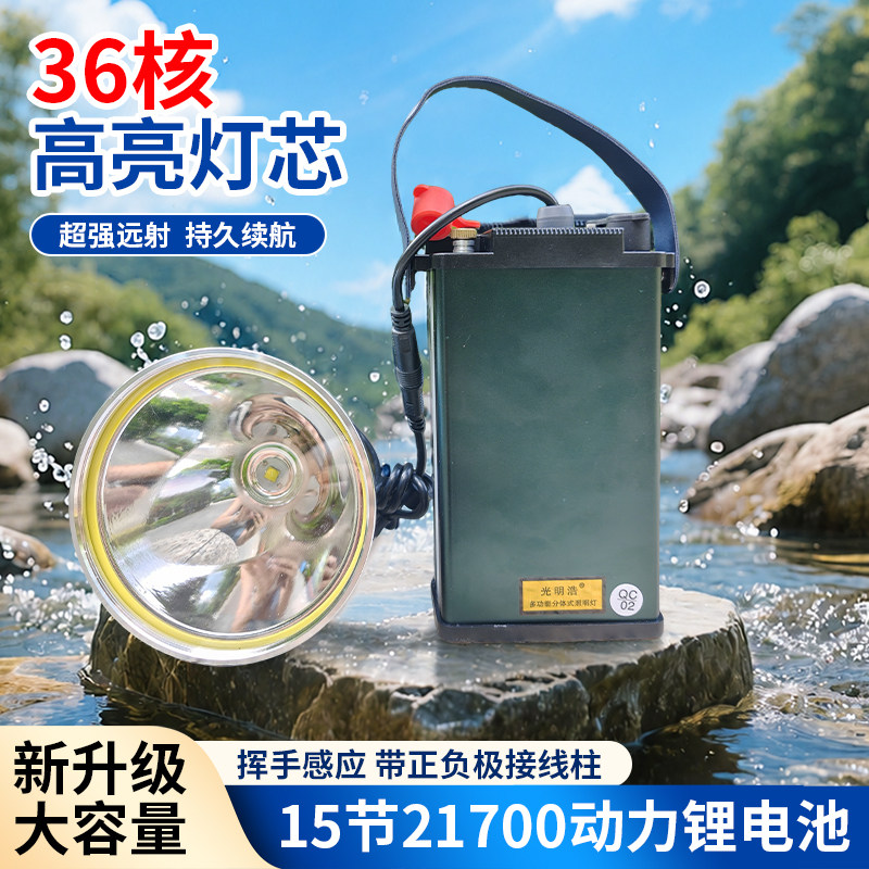 36核头灯强光充电超亮远射大功率