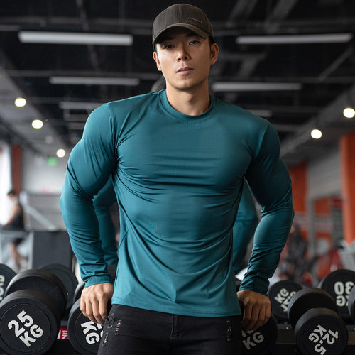 圆领/半高领速干运动长袖T恤