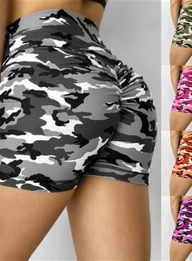 运动健身短裤速干夏跑步高弹提臀裤女 Jogging Shorts Gym pants