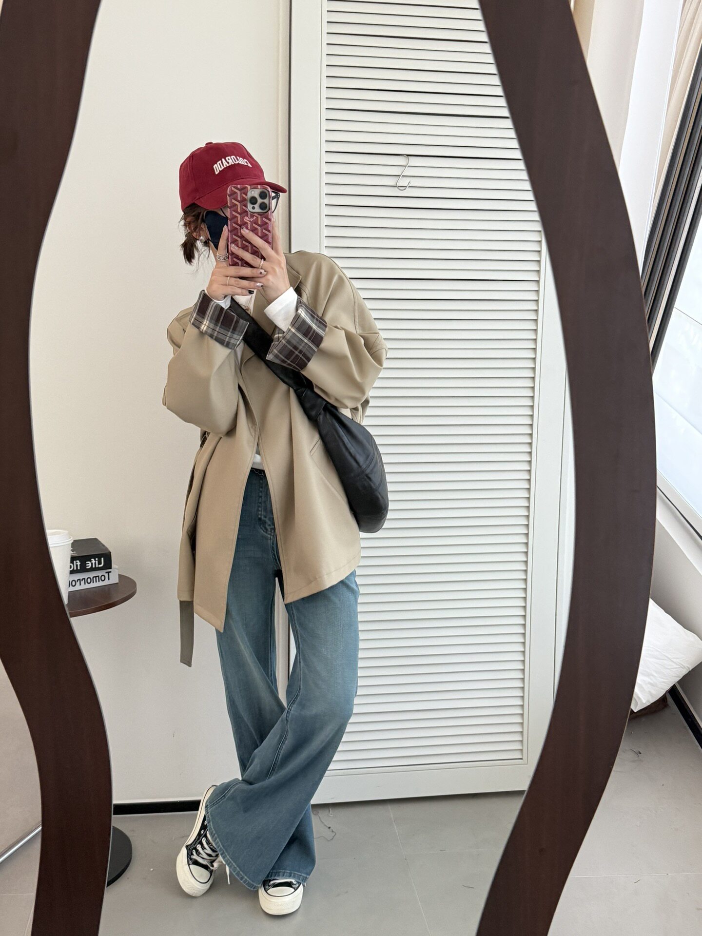 2026早春新款韩版宽松显瘦中长款风衣外套女高级感英伦风大衣