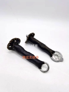 牛皮固定把手麒麟鞭专用把手手工缝制经典老款把传统手艺结实耐用