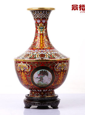 景裕泰铜中式客厅手工艺品