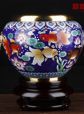 景裕泰铜中式客厅手工艺品