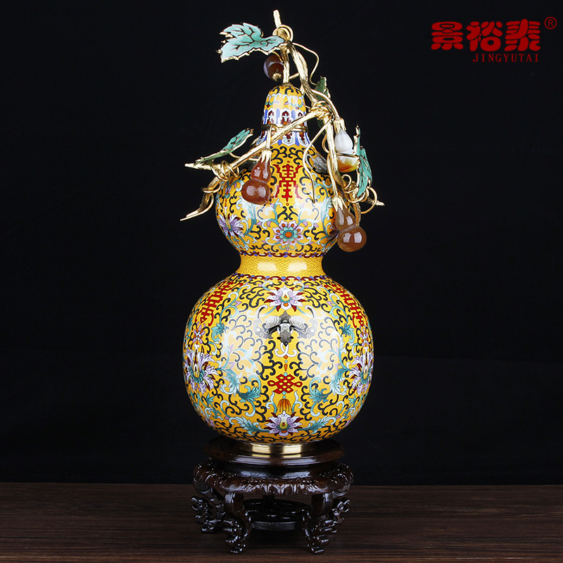 景裕泰铜胎中式景泰蓝手工艺品