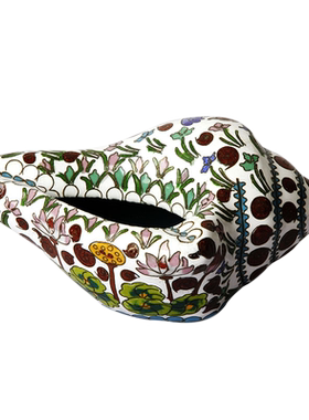 景泰蓝海螺烟灰缸办公室摆件外事商务礼品特色掐丝珐琅工艺品摆件