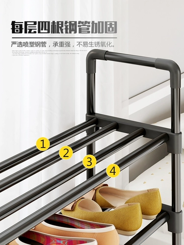 Дверь для обуви Дверь Домохозяйственная крытая шкаф мульти -слойный простой арендованный дом для небольшого узкого железного искусства небольшая экономика