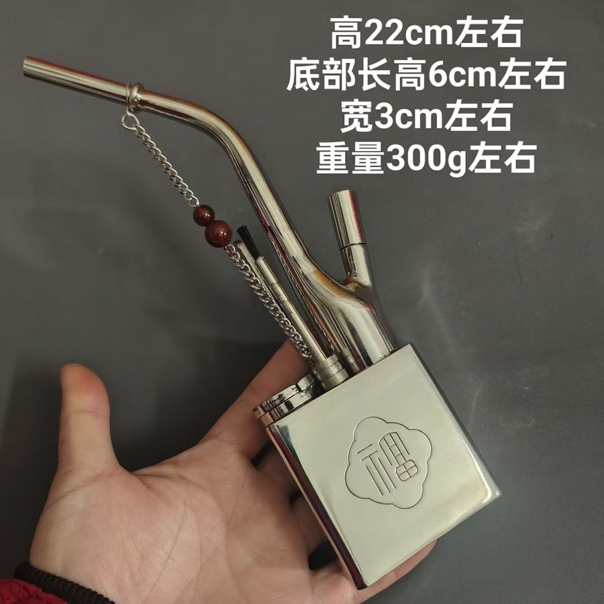 纯铜水烟壶复古老式手工水烟袋
