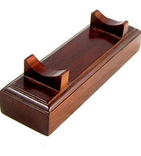 书卷木托木架摆件书房专用道具卷轴支架情书配件包邮横财木托