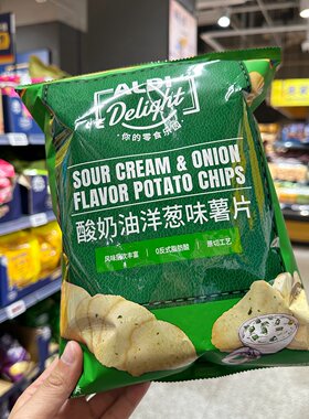 奥乐齐 ALDI Delight 酸奶油洋葱味薯片 120g 超市代购