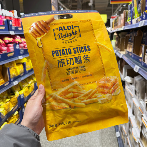 奥乐齐 ALDI Delight 原切薯条 蜂蜜黄油味 原味 10包装代购