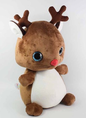 女友抱抱驯鹿毛绒玩具doos Xmas Edition n家圣诞驯鹿公仔
