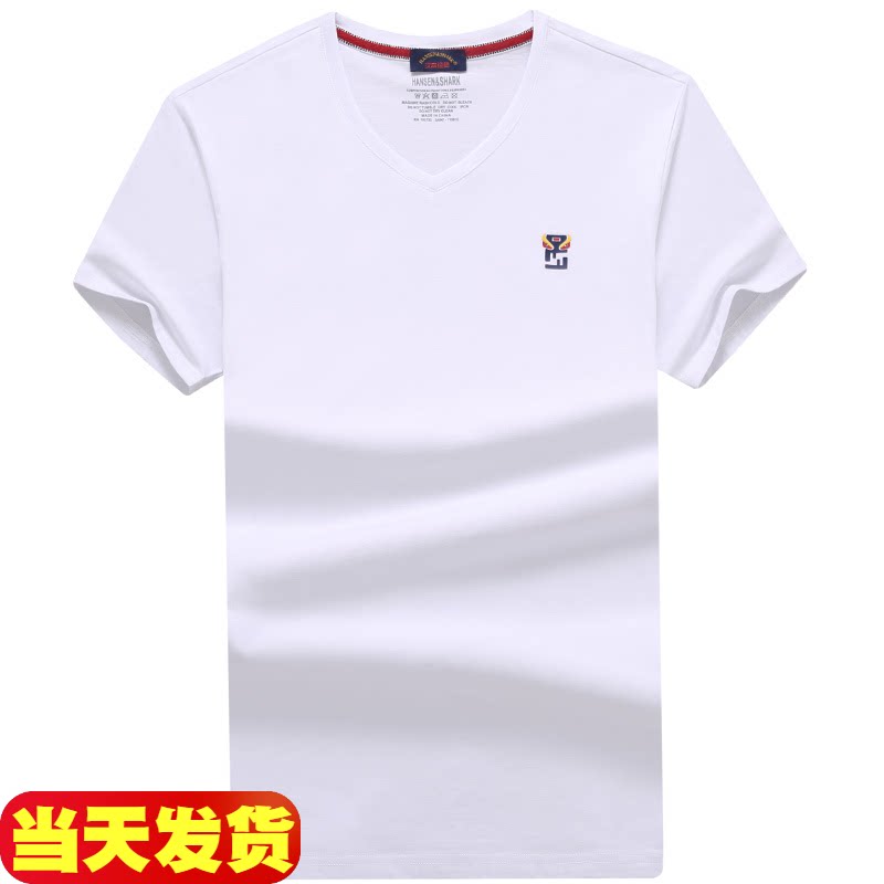 brand men's wear summer half sleeve Mercerized cotton Short sleeved Easy Large Trend Simplicity jacketin the Men's clothing, T-shirt  category - from Buy2taobao.com to provide professional Taobao agent buy service