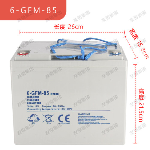 6-GFM-85 中力合力天能小金刚液压升降搬运车电动叉车电瓶蓄电池