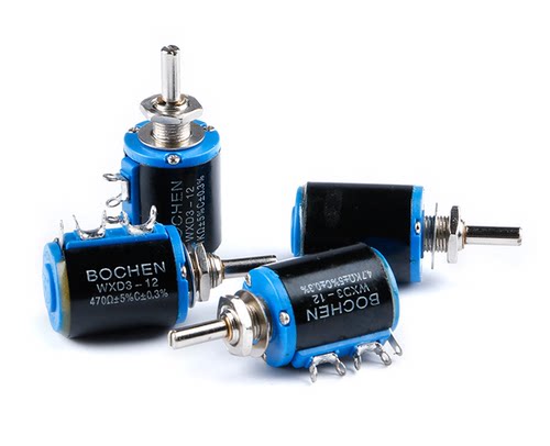 精密多圈电位器 5圈WXD3 -12-1W 1K/2.2K/4.7K/10K/22K/100R-100K