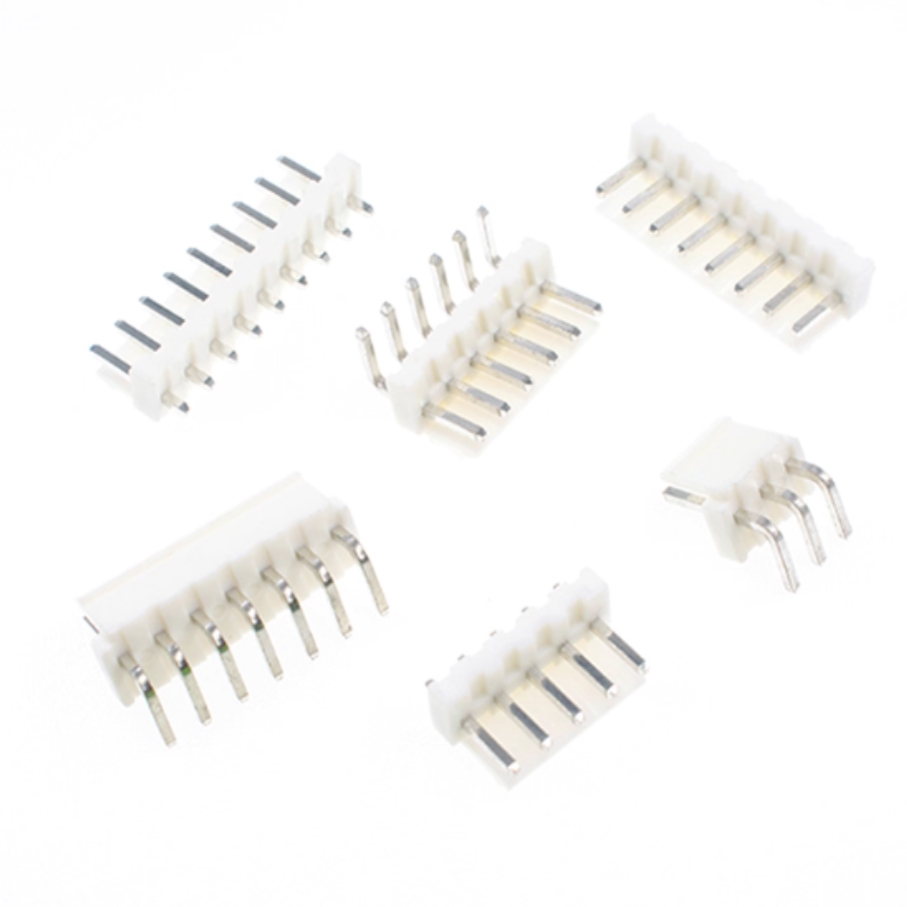 VH3.96直弯针座2P 3P 4P 5P 6P 7 8 10P弯脚插座连接器间距3.96mm