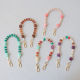 树脂挂绳包链手机链 五彩串珠链配件包带 百搭亚克力珠子链 时尚