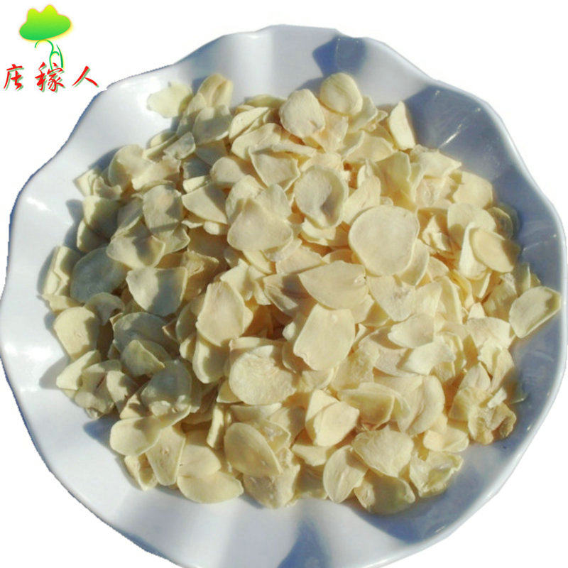 脱水蔬菜大蒜片500g 一级去头蒜片 蒜片干 大蒜干 干蒜片 大蒜头