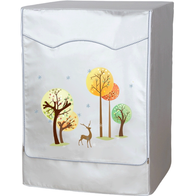 山茶花滚筒洗衣机罩适用松下滚筒