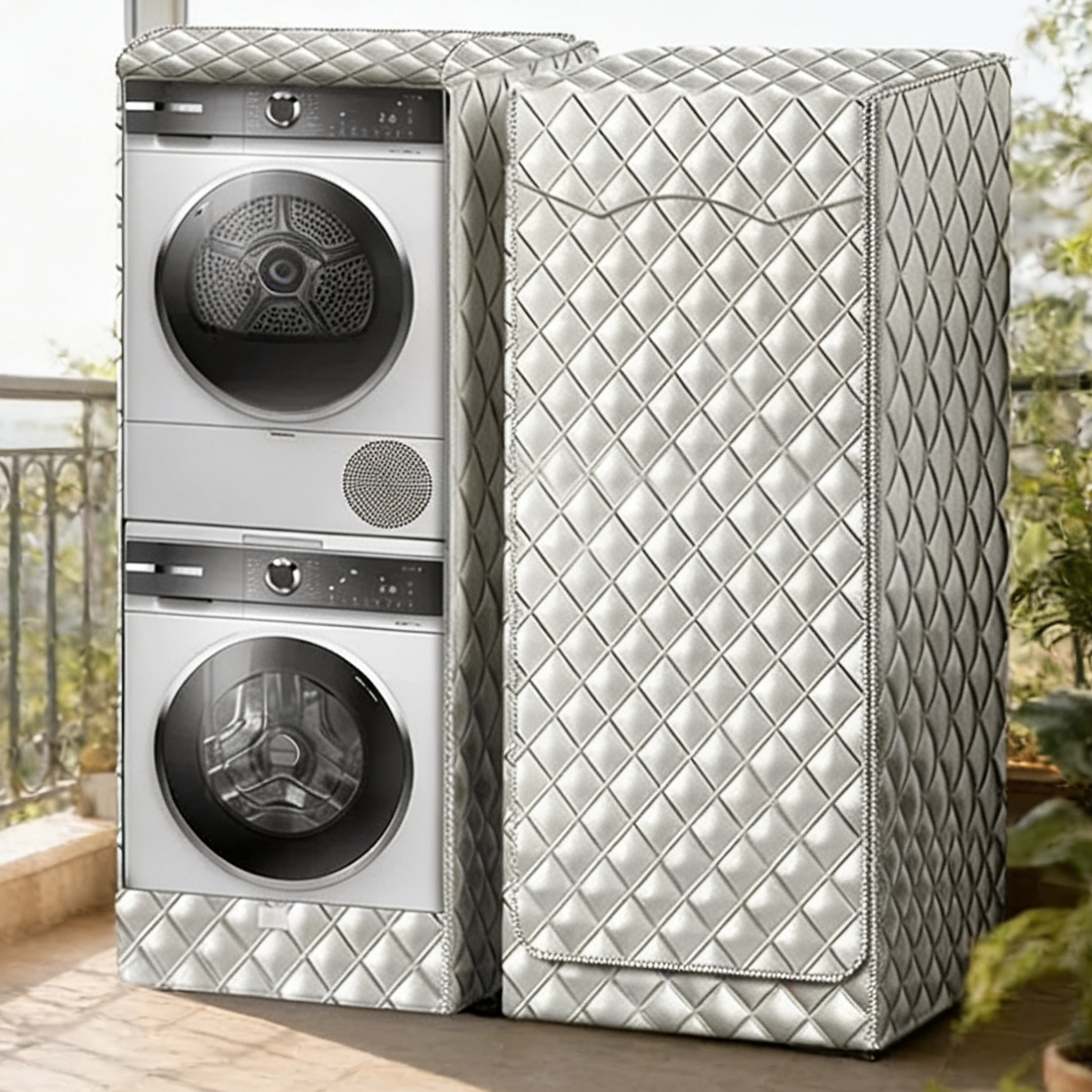 洗烘套装罩 适合海尔云溪/小天鹅小乌梅/松下白月光/美的清风明月