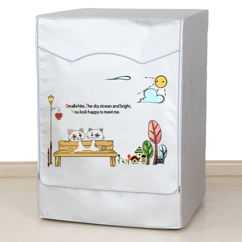 山茶花滚筒洗衣机罩防水防晒松下