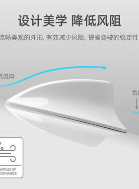 专用于英菲尼迪G系G37 G25鲨鱼鳍黑色莹贝白装饰改装汽车沙鱼天线