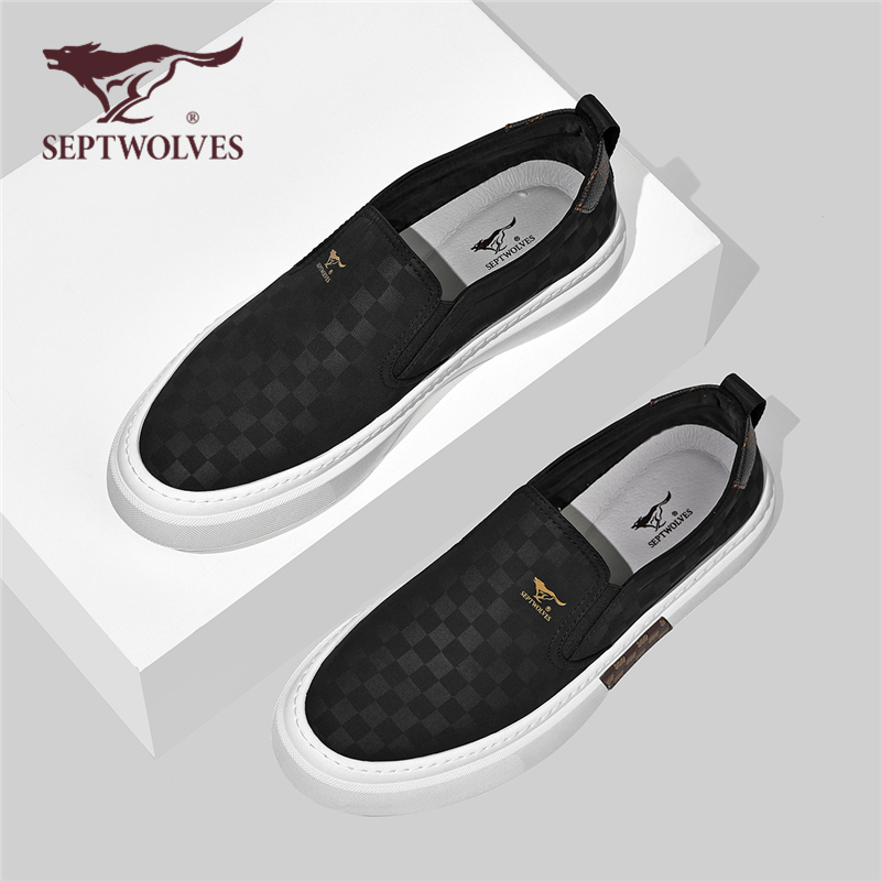 七匹狼飞织秋冬新款透气薄款男鞋