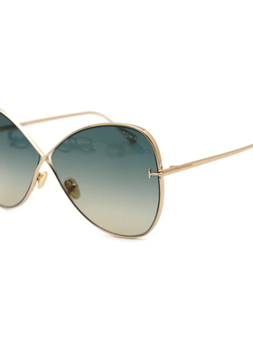 TOM FORD汤姆福特女款时尚太阳镜大脸墨镜修饰遮阳眼镜TF842