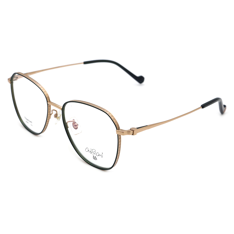 爱阿玛妮近视眼镜架女韩版个性时尚纯钛男士镜框可配近视镜片K301