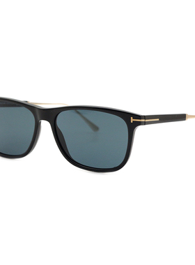 TOM FORD 汤姆福特墨镜男女款圆脸复古方框时尚遮阳太阳镜 TF813
