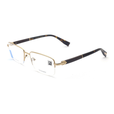 Trussardi杜鲁萨迪眼镜架大脸男士钛架商务休闲眼镜框VTR1010S