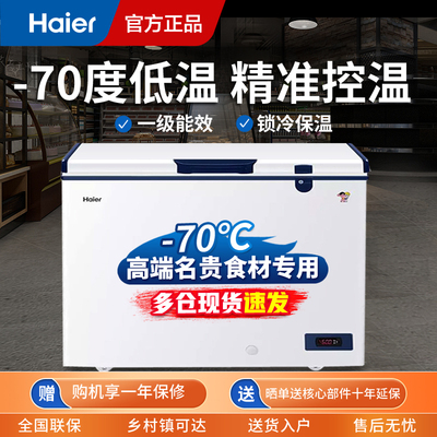 大容量冷柜Haier/海尔保鲜超低温