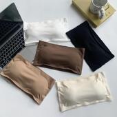 文胸夏季 无肩带内衣女一片式 防滑小胸聚拢无痕防走光抹胸隐形薄款