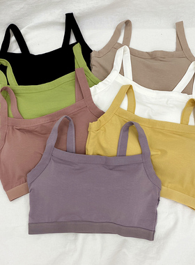 抹胸内衣女薄款夏季运动上托收副乳裹胸防走光背心式文胸大胸显小
