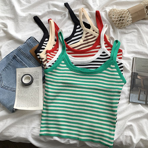 冰丝吊带女夏外穿薄款无袖上衣