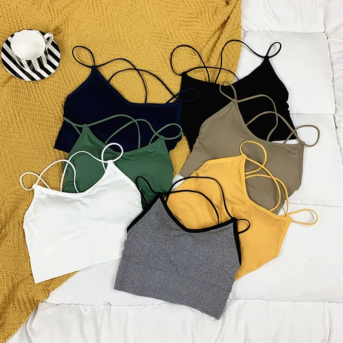 Сексуальный топ без лямок, бюстгальтер-топ, короткая майка топ, эффект подтяжки, в обтяжку, популярно в интернете