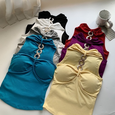 泰式绝美性感紫色镂空带胸垫