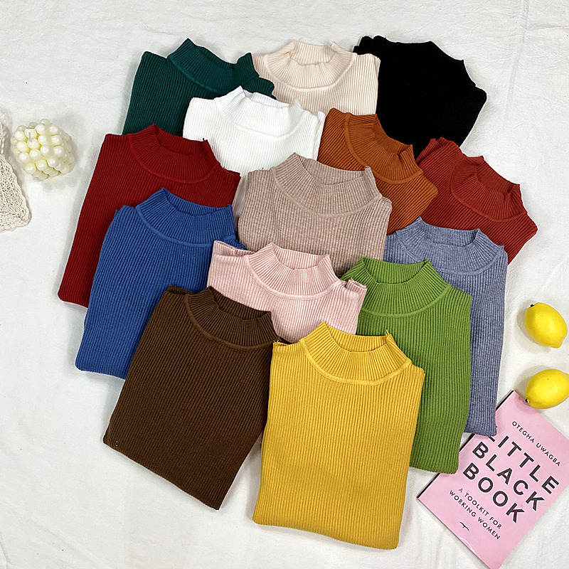 新款内搭针织打底衫秋冬上衣