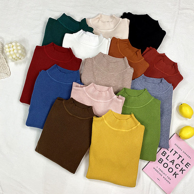 新款内搭针织打底衫秋冬上衣