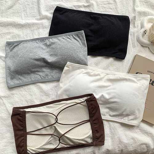 美背防滑薄款夏季聚拢裹胸辣舞家