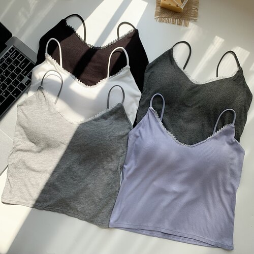 蕾丝花边吊带女带胸垫聚拢内衣