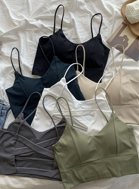 冰丝吊带背心女内搭夏季设计感小众外穿美背打底独特别致辣妹上衣