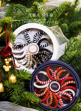 马尾皮筋送礼彩色莱丽克森郑钦文同款莱丽克森L.Erickson发绳盘