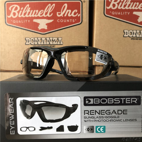 美国BOBSTER日夜通用摩托车风镜