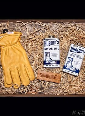 美国制造THINSULATE冬季保暖棉哈雷机车复古凯旋黑色鹿皮加绒手套